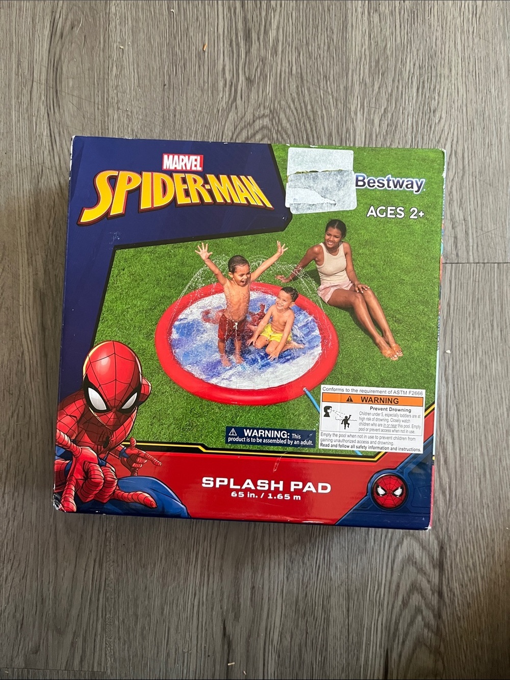 Bestway Marvel Spider-Man Red Splash Pad - Kids Water Play